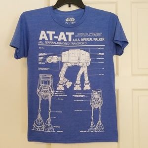 Star Wars AT-AT adult small tee